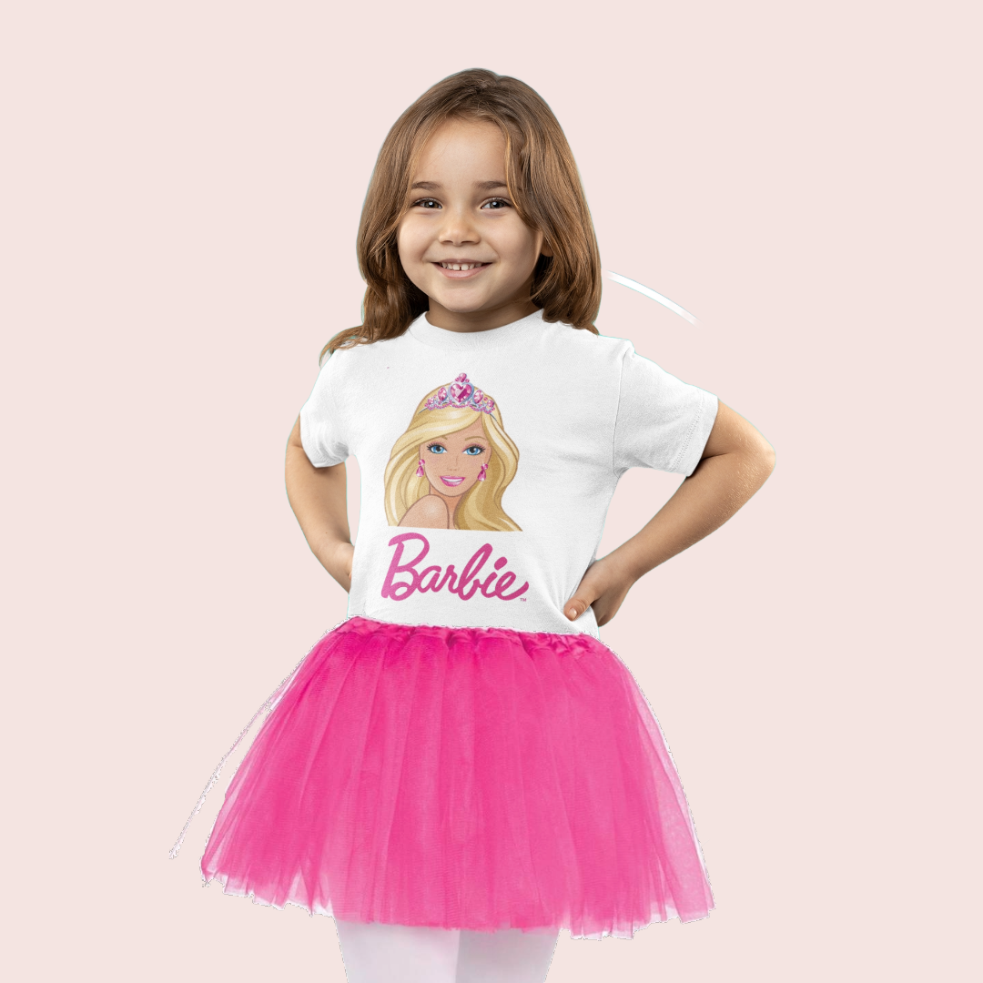 Polera Infantil De Cumpleaños Barbie